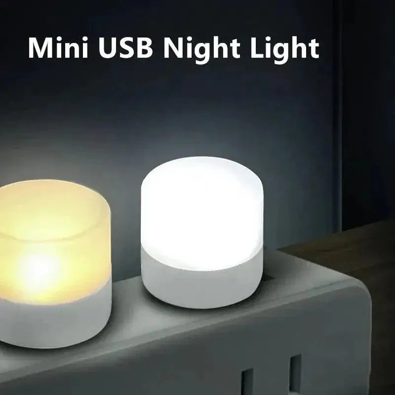 Warm White LED USB Night Light For Reading And Computer Use