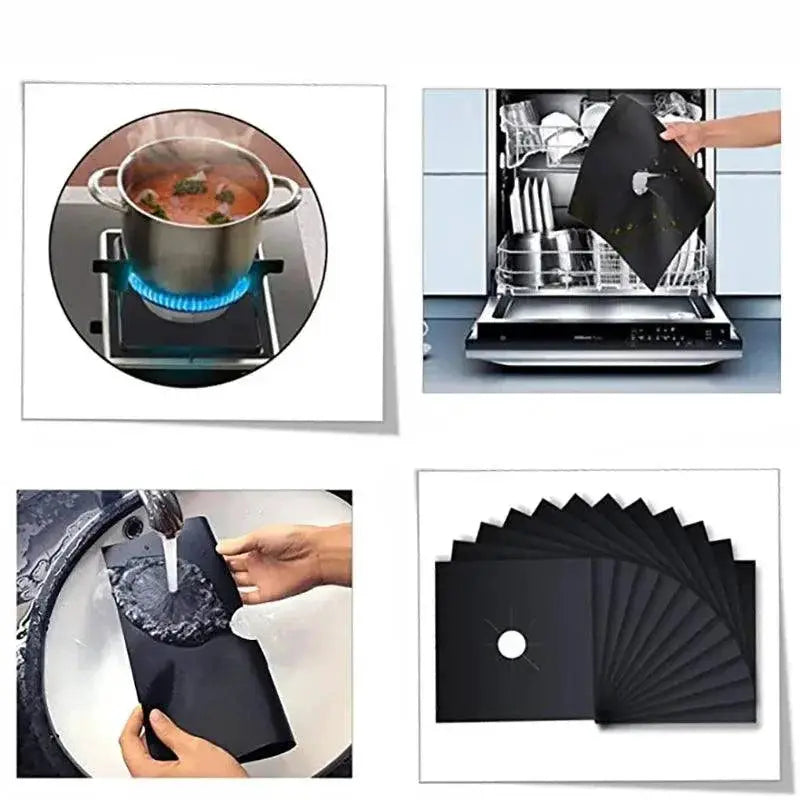 Washable Gas Stove Protector Liner Mat Nonstick Cover 10.6