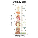 Watercolor Africa Animals Wall Stickers Cute Elephant Giraffe Bear