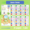 Watercolor Painting Book: Creative Kids Drawing Set Fun