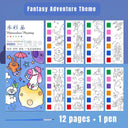 Watercolor Painting Book: Creative Kids Drawing Set Fun