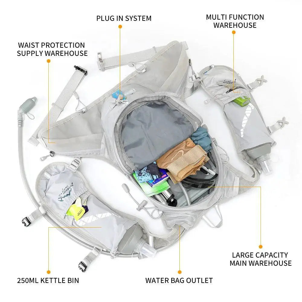 Waterproof 10L Bicycle Backpack For Hiking And Sports