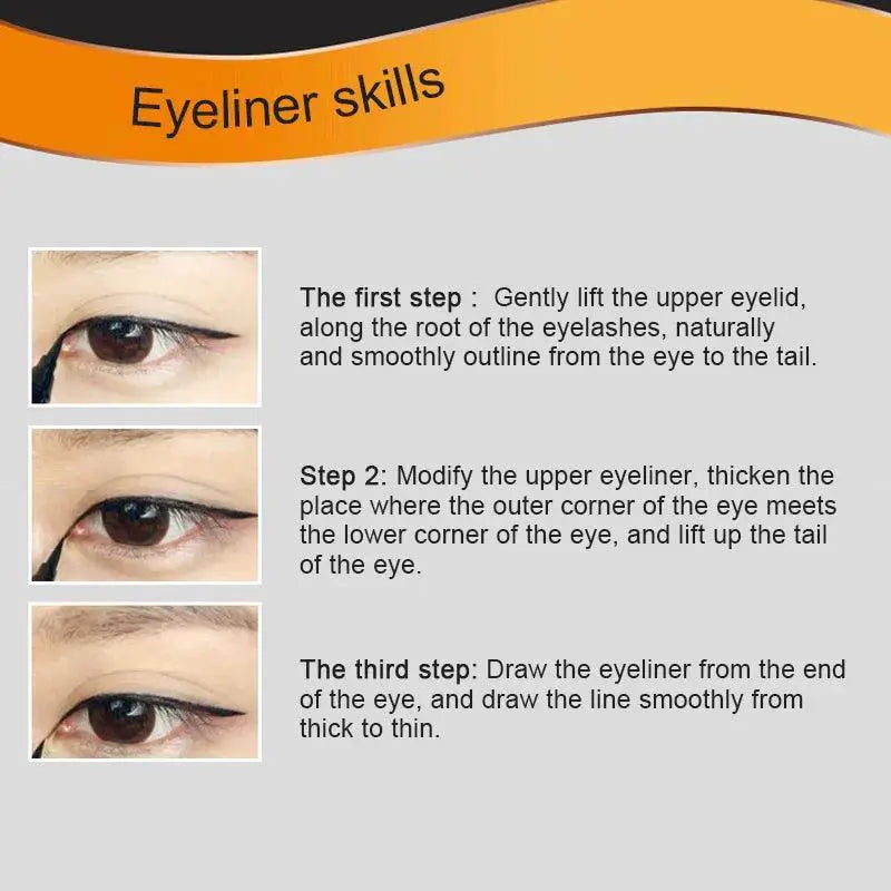 Waterproof Black Liquid Eyeliner Pen All Day Glam Everyday
