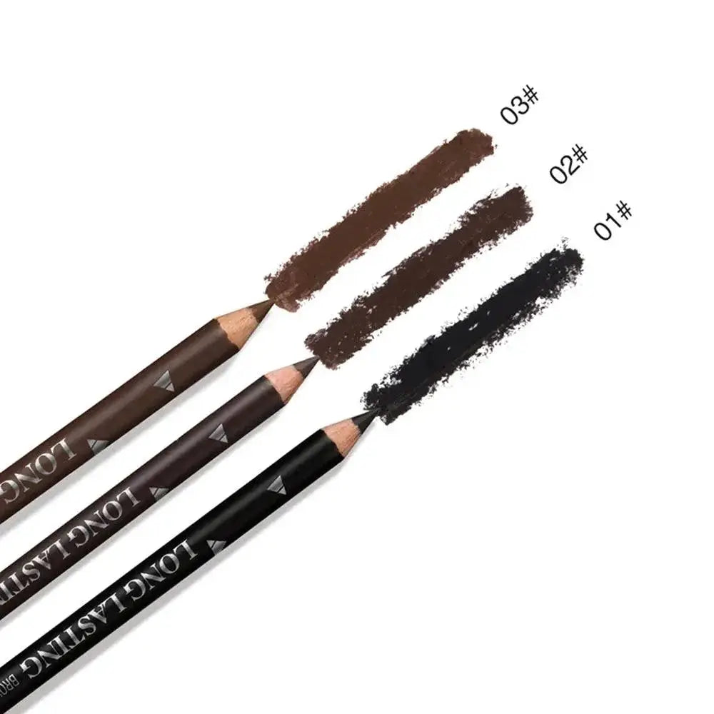 Waterproof Brow Definer Set Black Blonde Brown Long Lasting