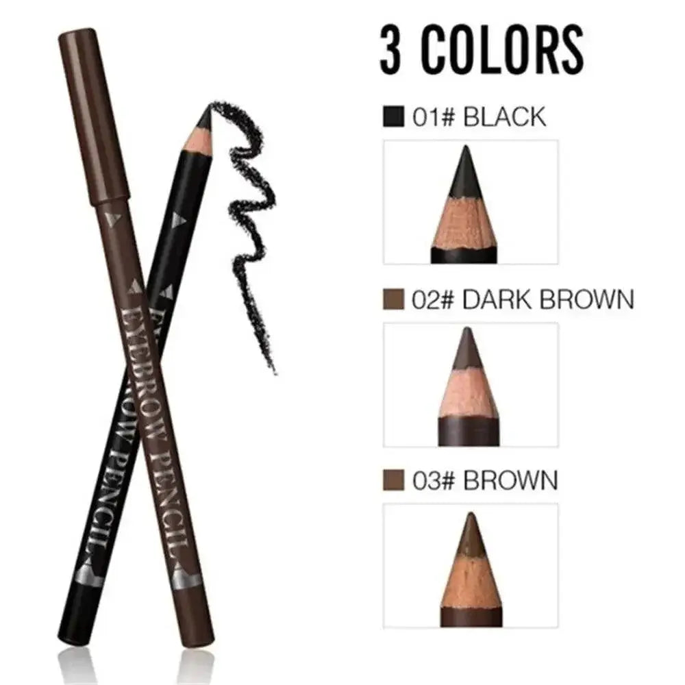 Waterproof Brow Definer Set Black Blonde Brown Long Lasting