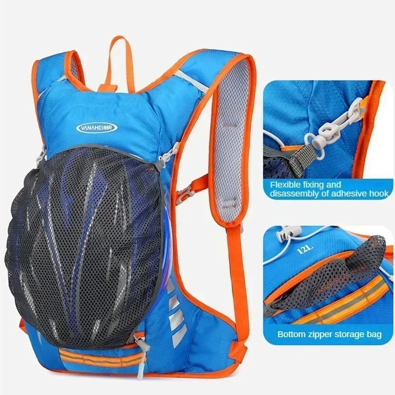 Waterproof Cycling Backpack For Road Bike And Outdoor Sports Hydration 12 L Ultra