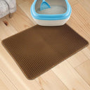 Waterproof Double Layer Cat Litter Mat Clean Non-slip Washable