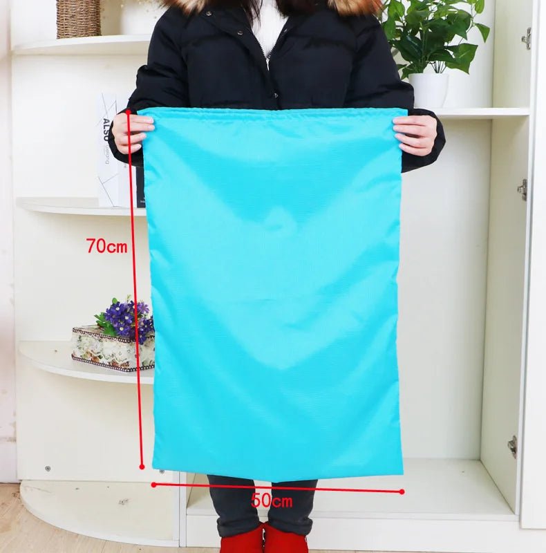 Waterproof Drawstring Storage Bags Large Capacity For Bedding And Garments Dorms