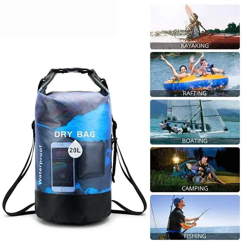 Waterproof Dry Bags 10L And 20L For Outdoor Adventures