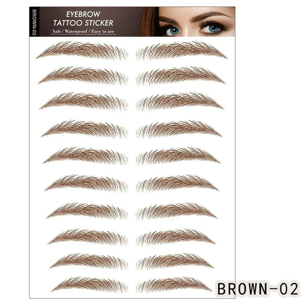 Waterproof 6D Eyebrow Tattoos for Flawless Brow Shaping