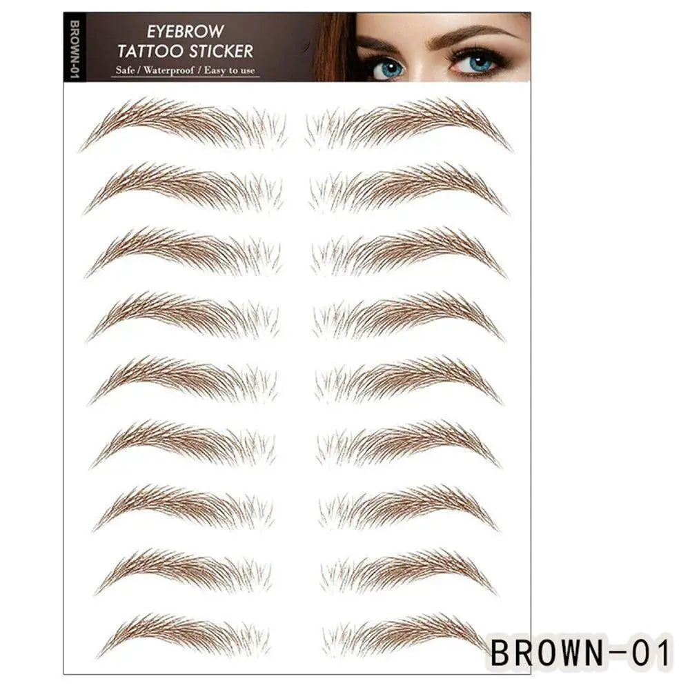 Waterproof 6D Eyebrow Tattoos for Flawless Brow Shaping