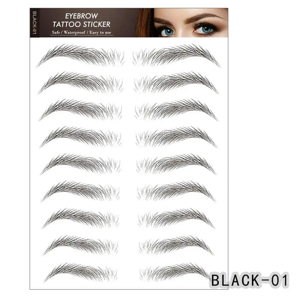 Waterproof 6D Eyebrow Tattoos for Flawless Brow Shaping