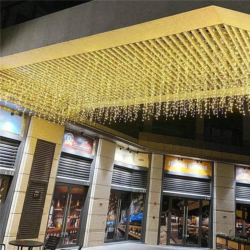 Waterproof LED Curtain Lights For Festive Outdoor Decor