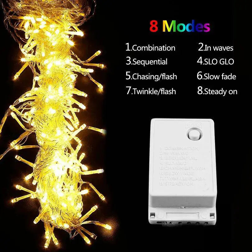Waterproof LED Curtain Lights For Festive Outdoor Decor