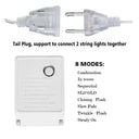 Waterproof LED Curtain String Lights for Festive Outdoor Decor