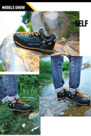 Waterproof Men's Hiking Shoes Wet Trails