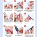 Waterproof Nail Stickers: Effortless Nail Art Pack 16 Designs