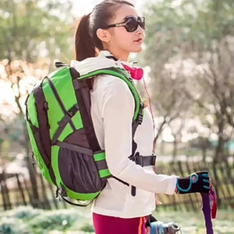 Waterproof Nylon Backpack for Men and Women Travel Bag