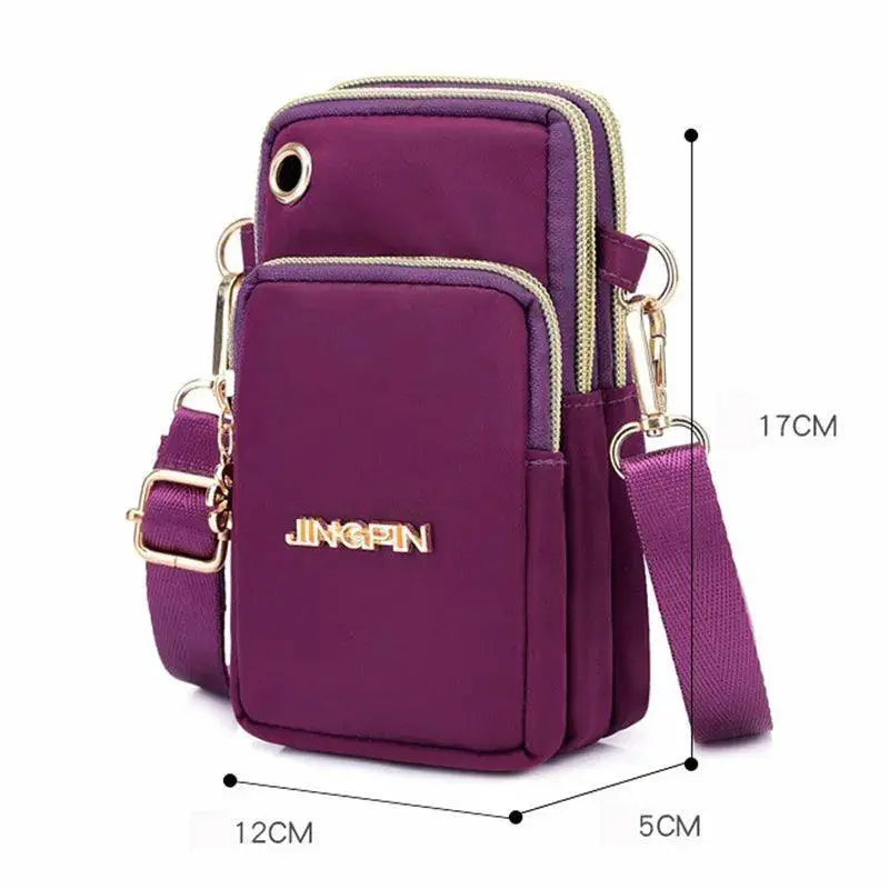 Waterproof Nylon Crossbody Bag: Stylish Shoulder Purse for Women