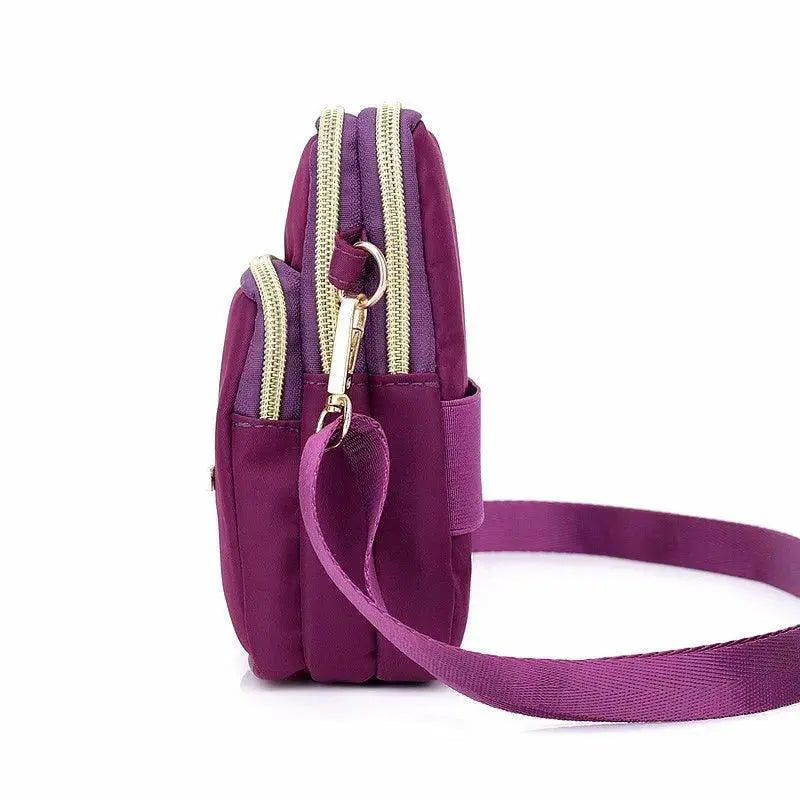 Waterproof Nylon Crossbody Bag: Stylish Shoulder Purse for Women