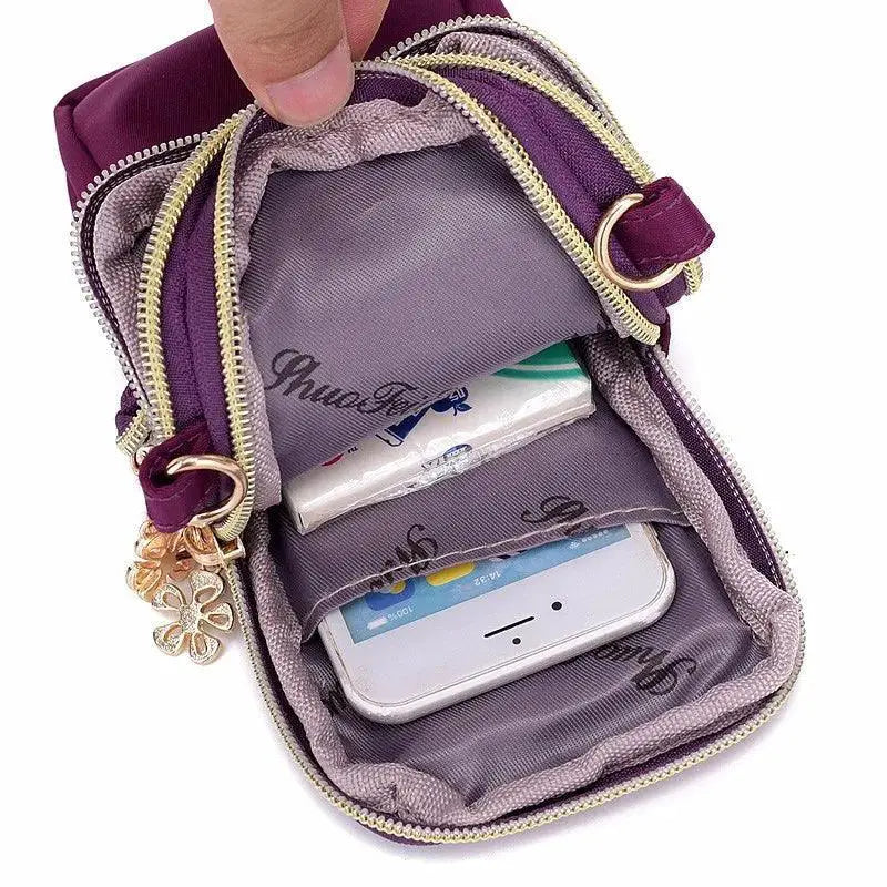 Waterproof Nylon Crossbody Bag: Stylish Shoulder Purse for Women