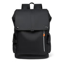 Waterproof PU Leather Laptop Backpack for Men with USB Charging
