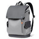 Waterproof PU Leather Laptop Backpack for Men with USB Charging
