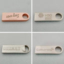 Waterproof Silver USB Flash Drive Fast Data Transfer Durable Metal