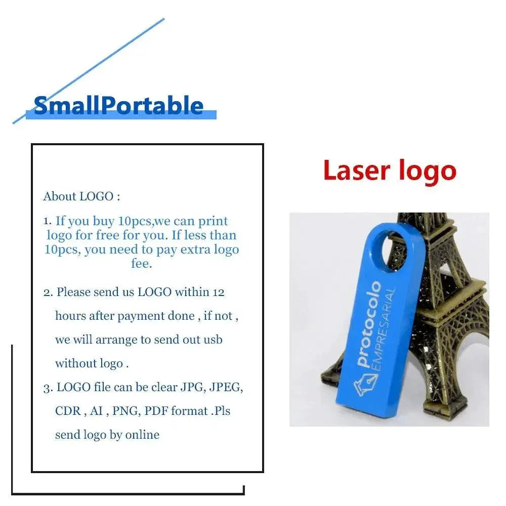 Waterproof USB Flash Drive Durable Metal Fast Data Transfer