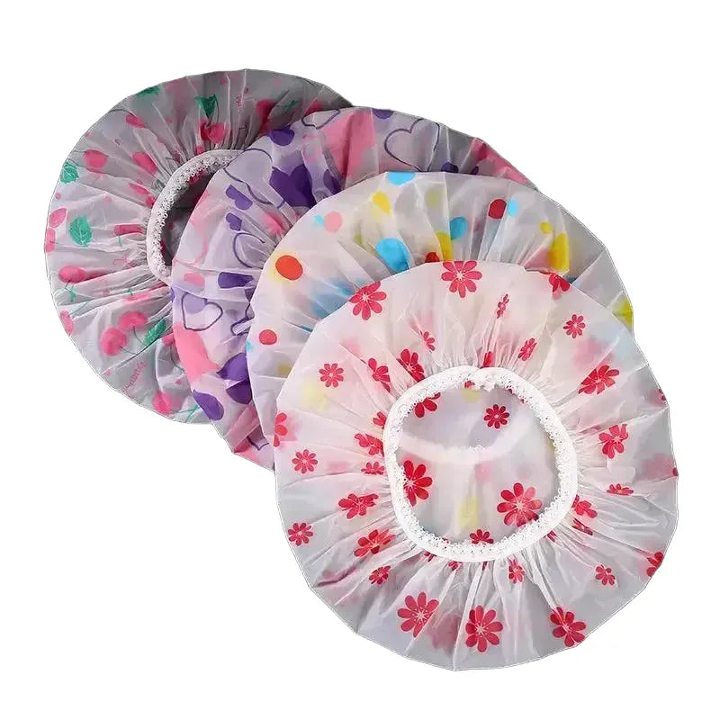 Hair Protection Shower Cap Set for Salon — product view 1