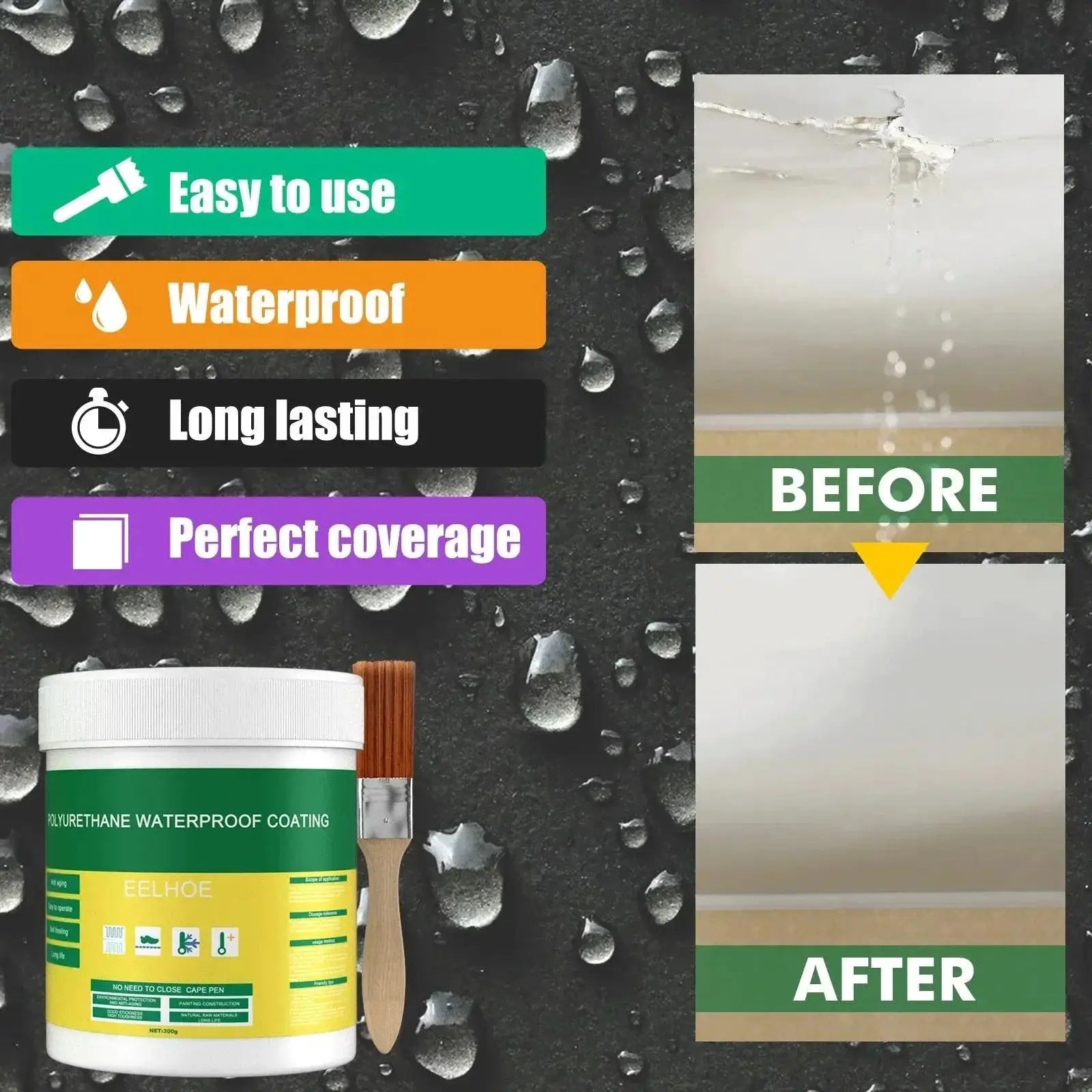 Waterproof Transparent Sealant Paste For Roof And Bath