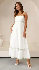 All-Season Wave Backless Dress for Women
