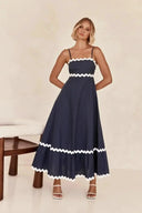 All-Season Wave Backless Dress for Women