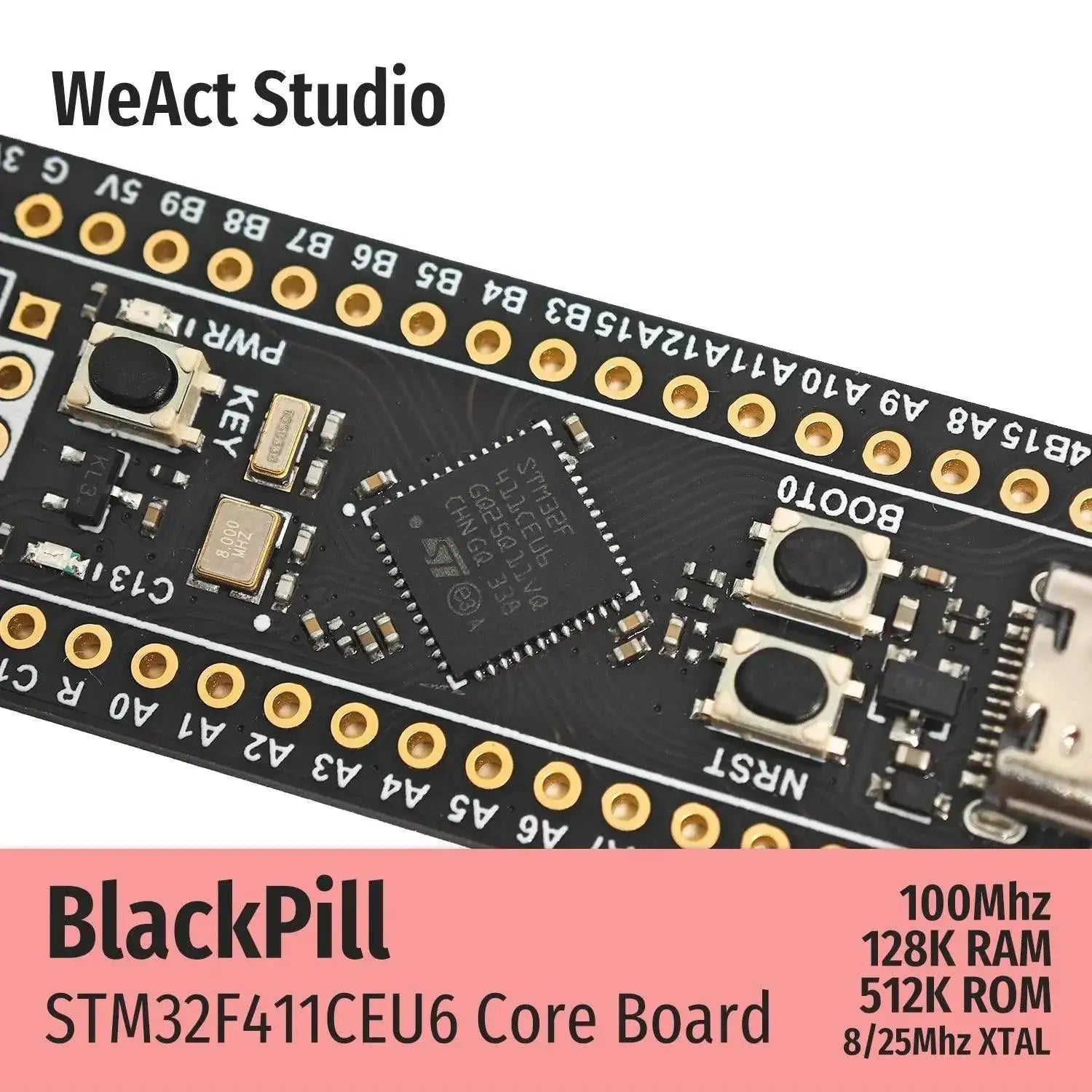 WeAct BlackPill STM32F411 Board High Performance Tool