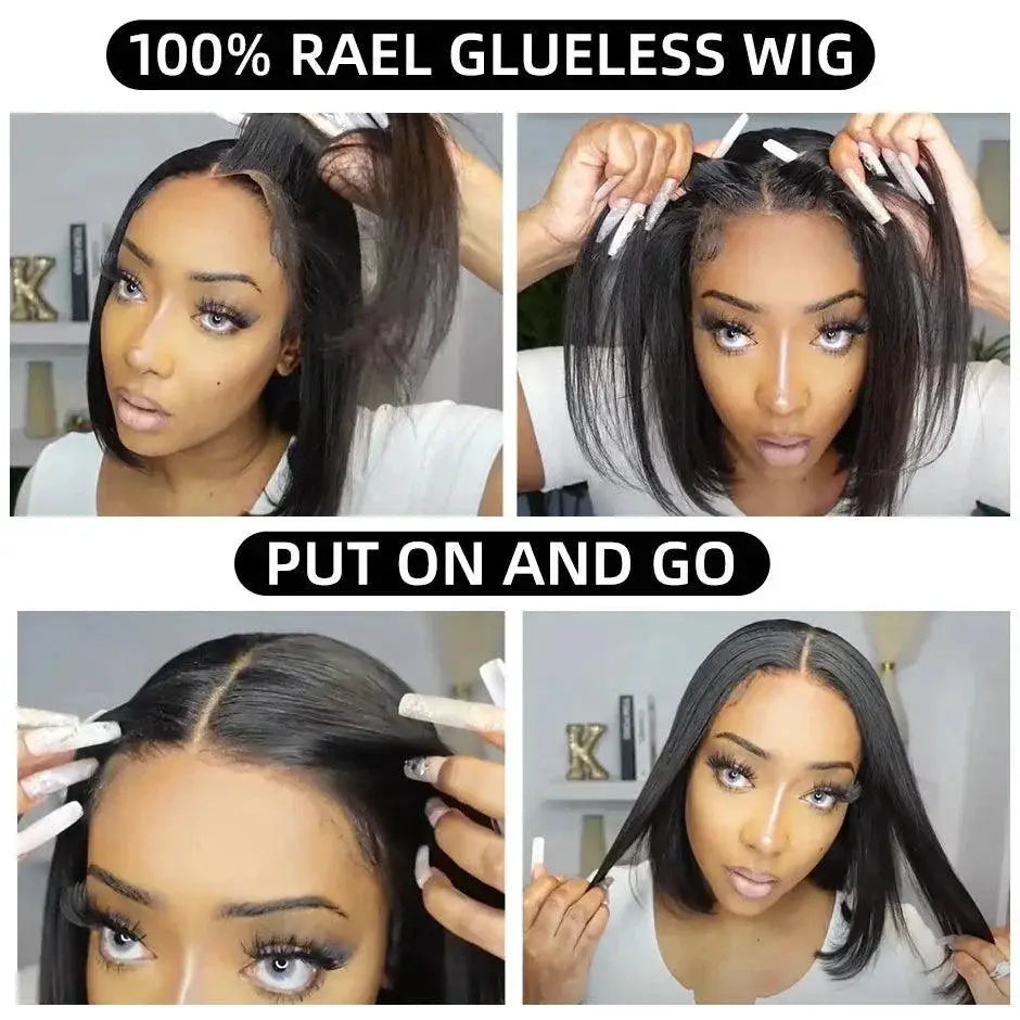 Wear And Go Remy Human Hair Bob Wig Premium Comfort