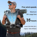 Wearable USB Clip Fan Portable Waist Mount Hands Free Cooling On The Go