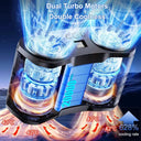 Wearable USB Clip Fan Portable Waist Mount Hands Free Cooling On The Go