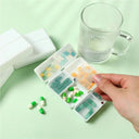 Weekly Pill Organizer Foldable Design Compact Holder