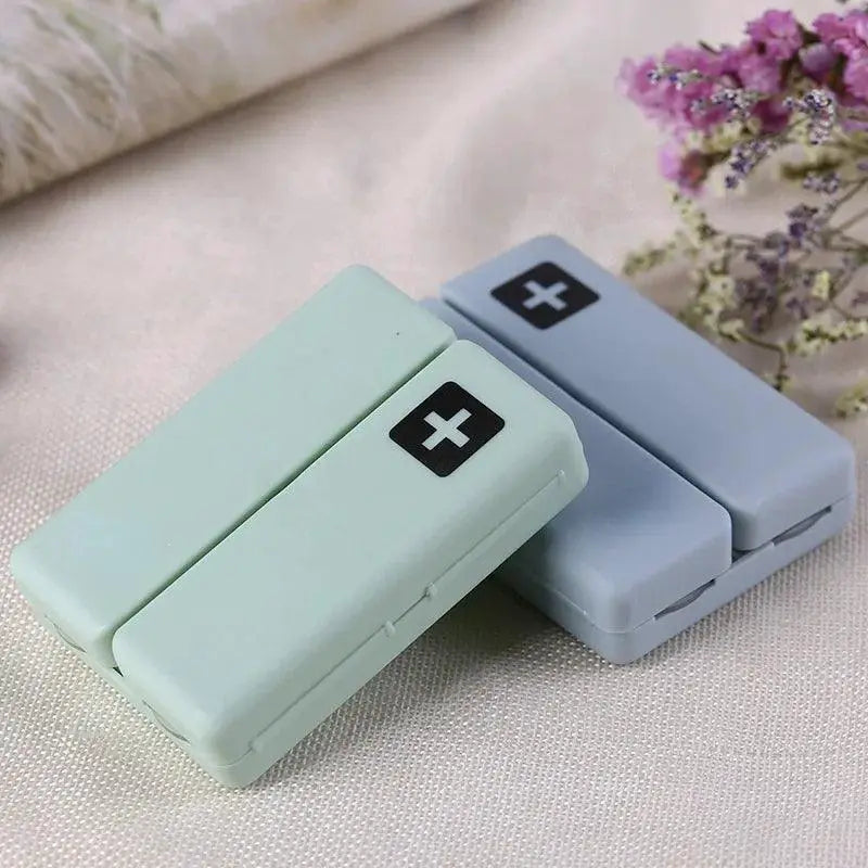 Weekly Pill Organizer Foldable Design Compact Holder