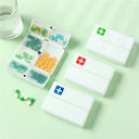 Weekly Pill Organizer Foldable Design Compact Holder