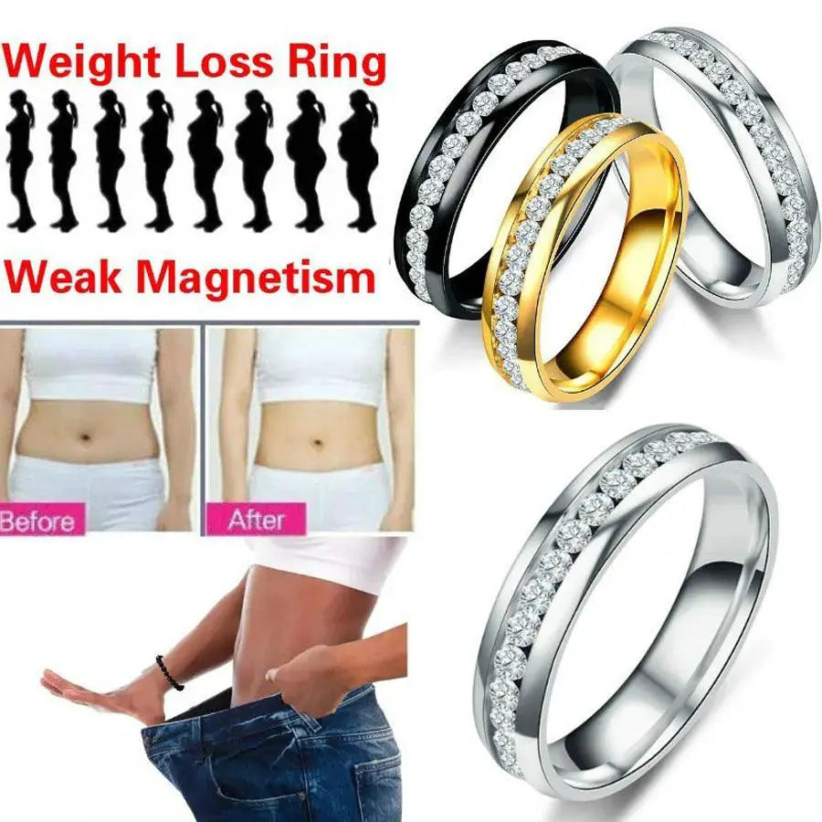 Weight Loss Magnetic Acupoint Stimulation Ring For Fitness
