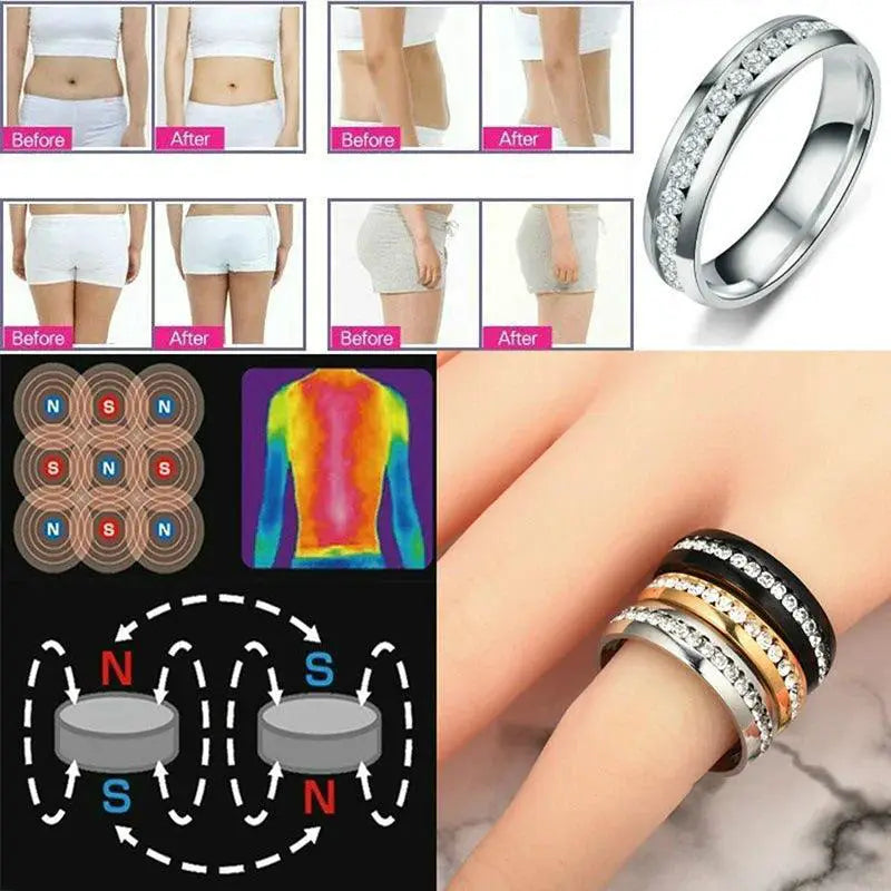 Weight Loss Magnetic Acupoint Stimulation Ring For Fitness