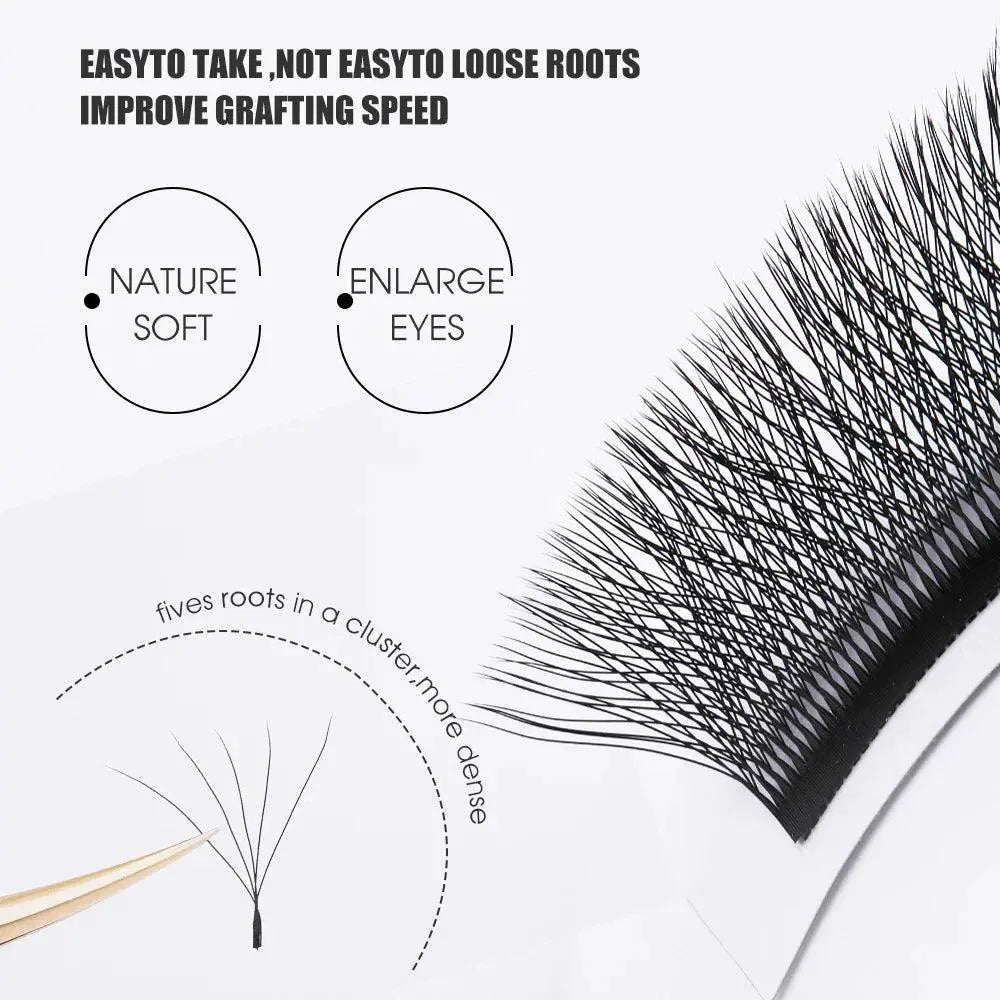 Wendy Lashes 6D Mink Eyelash Extensions W Shape Flutter