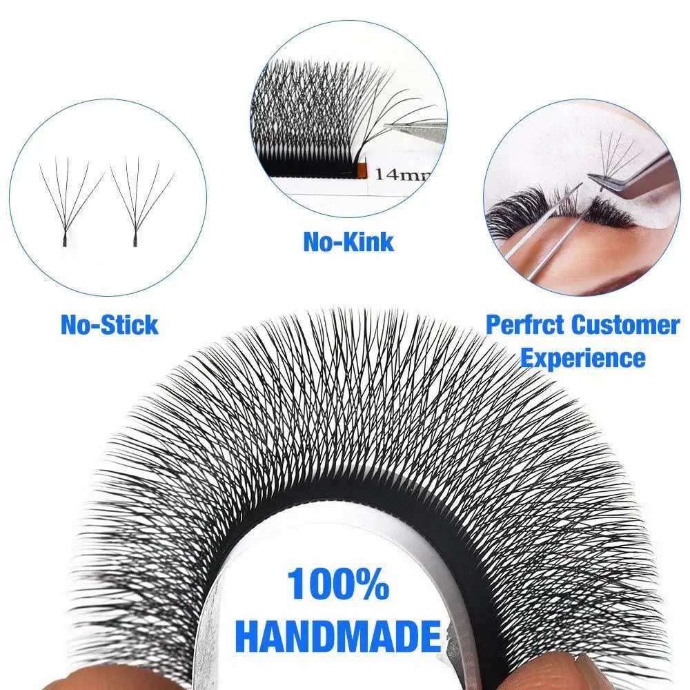 Wendy Lashes 6D Mink Eyelash Extensions W Shape Flutter