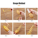 Fast Spiral Cutter for Home Kitchen Prep