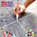 White Ceramic Tile Grout Paint Pens Waterproof Marker Set