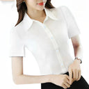 White Chiffon Blouse for Modern Women Office Attire