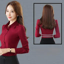 White Chiffon Blouse for Modern Women Office Attire