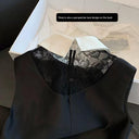 White Ribbon Sequin Dress: Elegant Chic Outfit for Parties