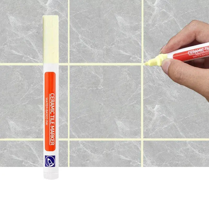 White Tile Grout Pen Waterproof Marker for Bathroom Repair
